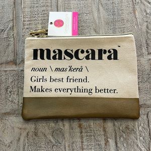 “Mascara” Makeup Clutch